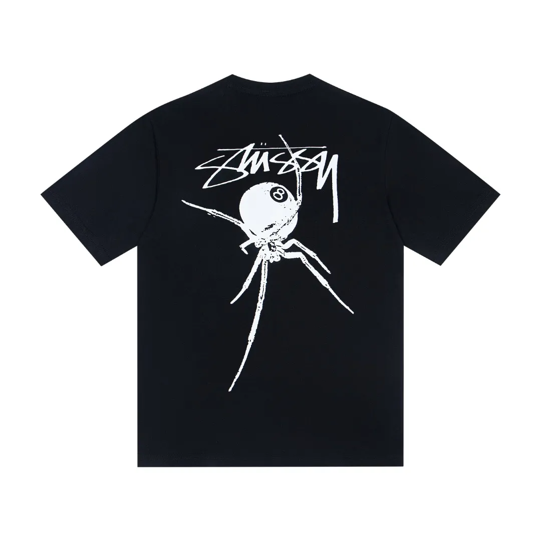 🔥 018# P55 （In Stock ） Stussy T Same Style ：Black White Size：S M L XL ： 260 ：